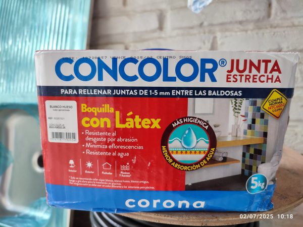 Cemento blanco cajas 5kg